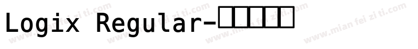 Logix Regular字体转换